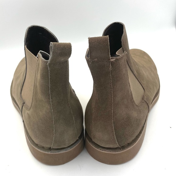 MEN Suede Tan Chelsea Boot - Picture 7 of 10